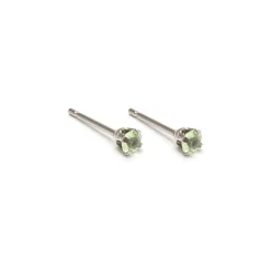 Simply Whispers August Birthstone Stainless Steel Stud Earrings Sale