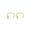 Simply Whispers Ball Huggies Gold Plated Best