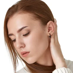 Simply Whispers Black Small Clip-On Earrings Fashion