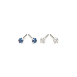 Simply Whispers Blue and White Earrings Bundle Discount