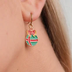 Simply Whispers Christmas Ball Niobium French Hook Earrings Best