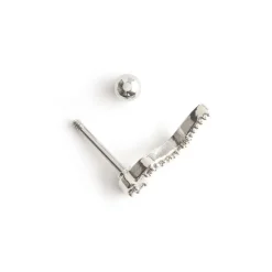 Simply Whispers Crystal Snake Helix Single Earring Sale