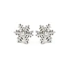 Simply Whispers Crystal Snowflake Stud Earrings Clearance