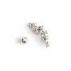 Simply Whispers Curve Crystal Stars Helix Single Earring Best