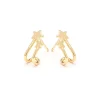Simply Whispers Double Star Huggie Hoops Online