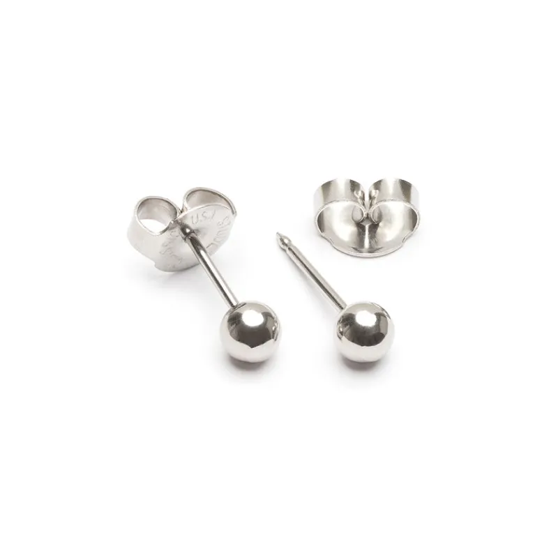 Simply Whispers Ear Piercing 4 mm Ball Stainless Steel Self Piercer Outlet