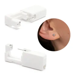 Simply Whispers Ear Piercing 3 mm Bezel Crystal Stainless Steel Self Piercer Sale