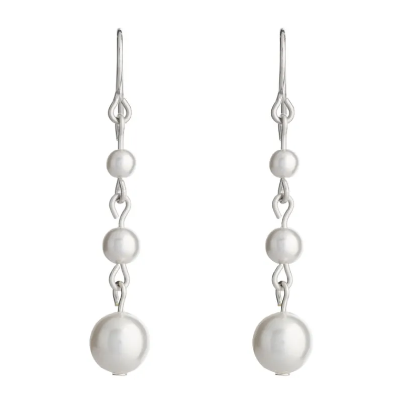 Simply Whispers Freshwater Pearl Niobium French Hook Earrings Hot