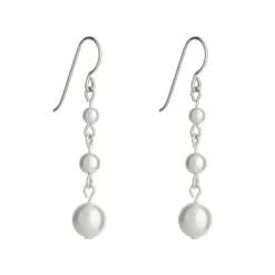 Simply Whispers Freshwater Pearl Niobium French Hook Earrings Hot