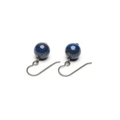 Simply Whispers Genuine Lapis Niobium French Hook Earrings Best