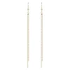Simply Whispers Gold Bead Tassel French Hook Earrings Hot