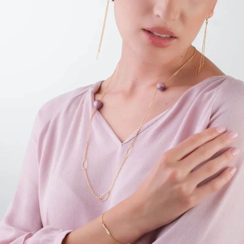 Simply Whispers Gold Bead Tassel French Hook Earrings Hot