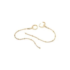 Simply Whispers Gold Chain Dangle Earrings Online