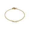 Simply Whispers Gold Coin Chain Bracelet Fashion