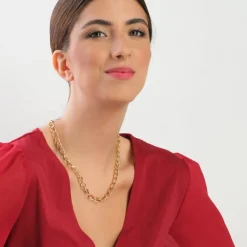 Simply Whispers Gold Curb Chain Necklace Online