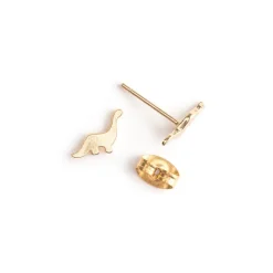 Simply Whispers Gold Dinosaur Stud Earrings Sale