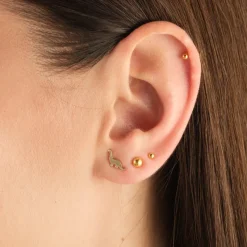 Simply Whispers Gold Dinosaur Stud Earrings Sale