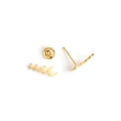 Simply Whispers Gold Moon And Star Ear Climber Online