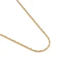 Simply Whispers Gold Plated 24 Inch Rope Chain Necklace Fashion