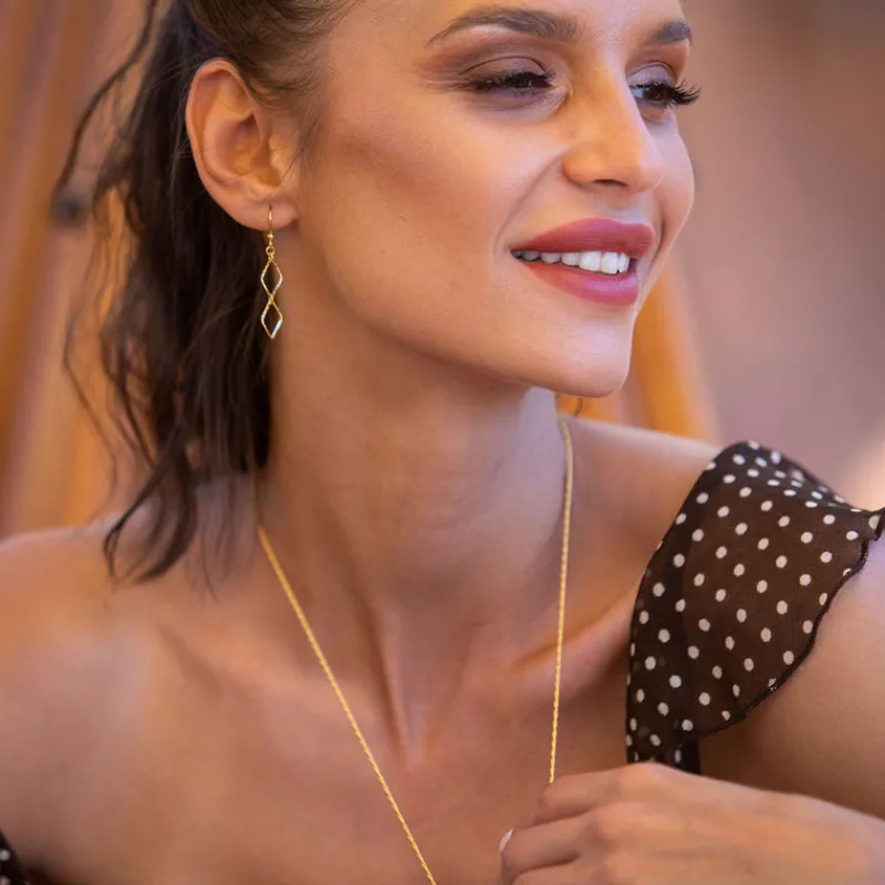 Simply Whispers Gold Plated 24 Inch Rope Chain Necklace Fashion