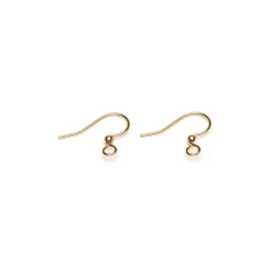 Simply Whispers Gold Plated French Hook With Ball Accessory - 1 Pair Hot