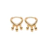 Simply Whispers Gold Shaker Ball Huggie Hoops Online