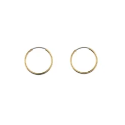 Simply Whispers Gold Small Endless Hoop Earrings Online