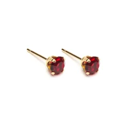 Simply Whispers January Birthstone 5mm Earrings Outlet