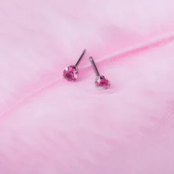 Simply Whispers June Birthstone Stainless Steel Stud Earrings Online