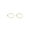 Simply Whispers 14k Yellow Gold 10 mm Hoop Earrings Clearance
