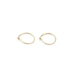 Simply Whispers 14k Yellow Gold 10 mm Hoop Earrings Clearance