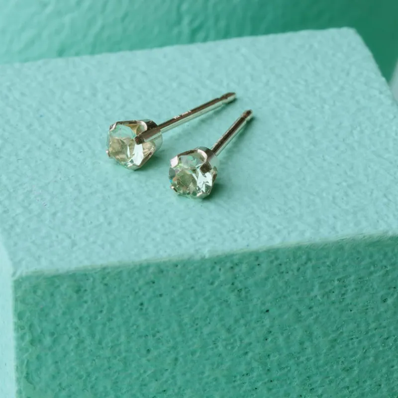 Simply Whispers 14k Yellow Gold Earrings August Birthstone New