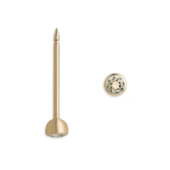 Simply Whispers 14k Yellow Gold Zirconia Bezel Stud Earrings Fashion