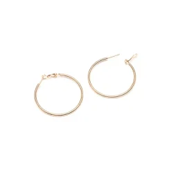 Simply Whispers Large Thin Hoop Earrings Discount