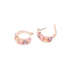 Simply Whispers Lavender Crystal Huggie Hoops Best