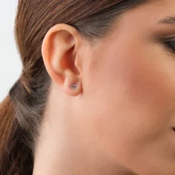 Simply Whispers Mini Heart Stud Earrings Hot