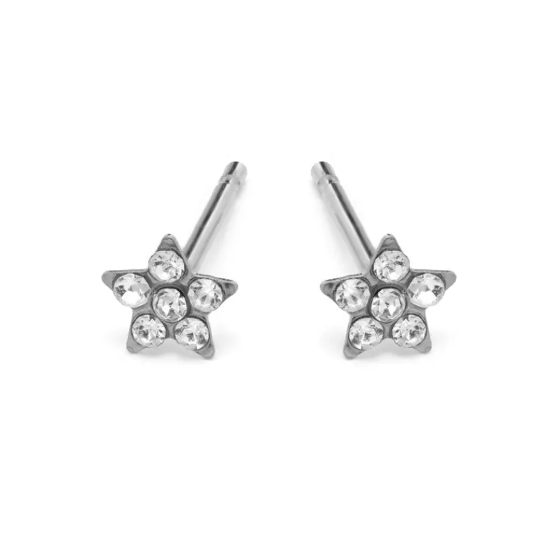 Simply Whispers Mini Star Stud Earrings Clearance