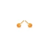 Simply Whispers November Birthstone 14k Gold Plated Stud Earrings Outlet
