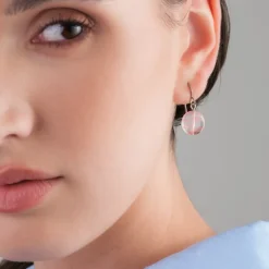 Simply Whispers Peach Niobium French Hook Earrings Clearance