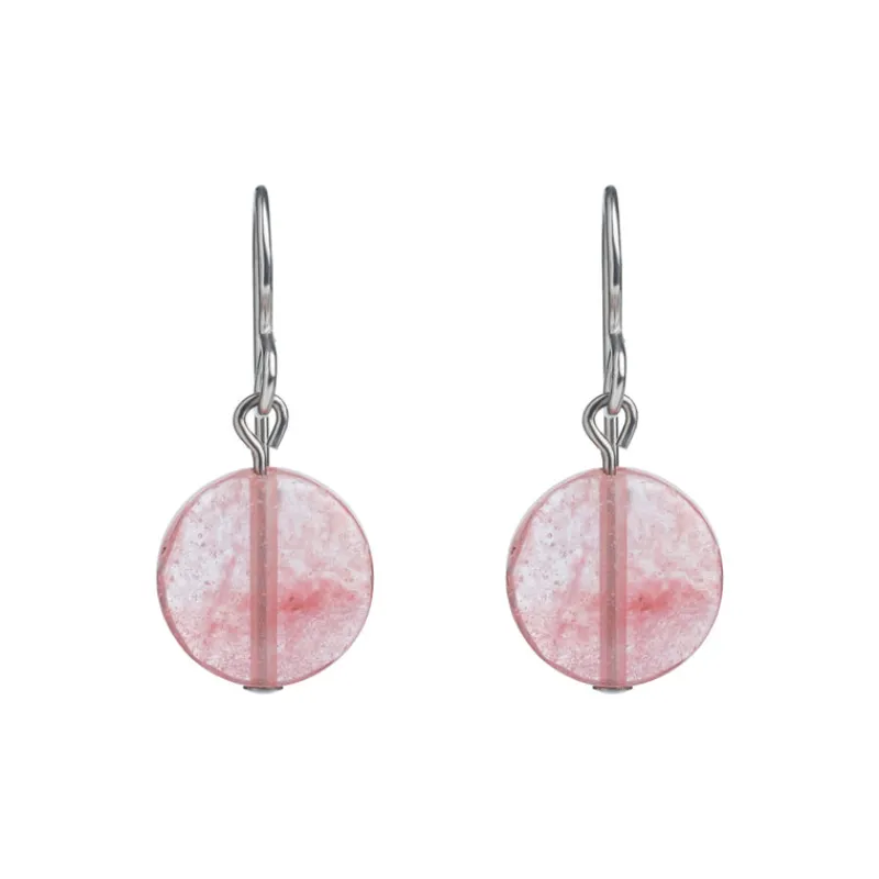 Simply Whispers Peach Titanium French Hook Earrings Hot