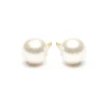Simply Whispers Pearl Stud Earrings 8mm Gold Plated Best