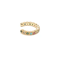 Simply Whispers Rainbow Crystal Ear Cuff Clearance