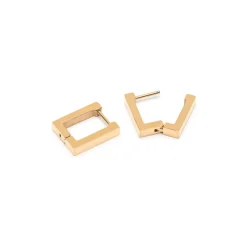 Simply Whispers Rectangle Huggie Hoops Clearance