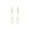 Simply Whispers Rhombus Drop French Hook Earrings Best