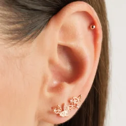 Simply Whispers Rose Gold Butterfly Crystal Ear Climber Discount