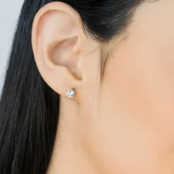 Simply Whispers Round Crystal 5mm Stud Earrings Clearance