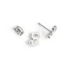 Simply Whispers Silver Cat Stud Earrings Outlet