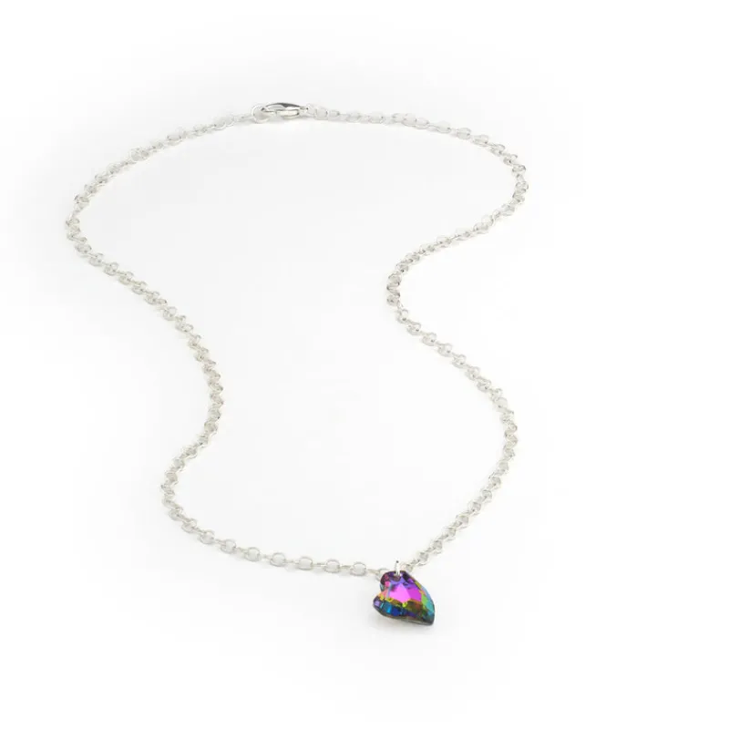 Simply Whispers Silver Heart Necklace Online