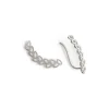 Simply Whispers Silver Leaf Ear Climber Sale
