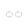 Simply Whispers Silver Small Clip On Earrings Outlet